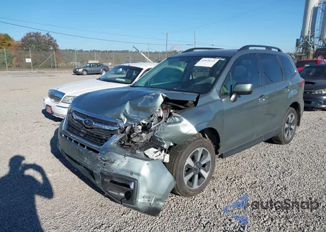 2018 Subaru Forester 2.5I Premium z USA, uszkodzony, nr VIN JF2SJAEC8JH573974